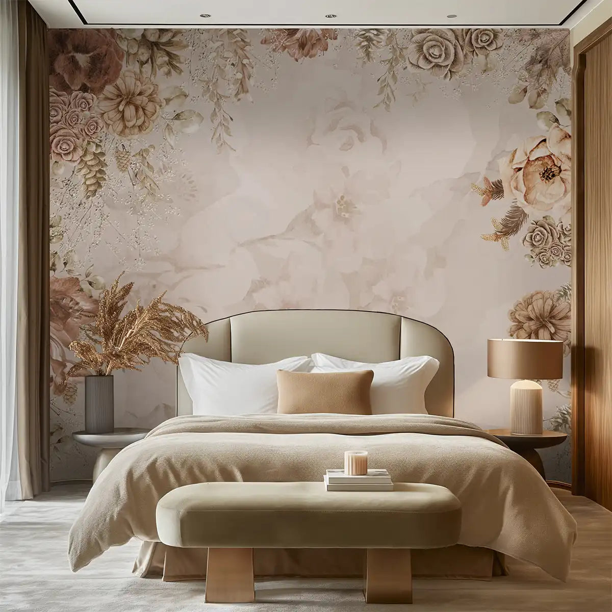 Residential wallpaper installation in Chicago home