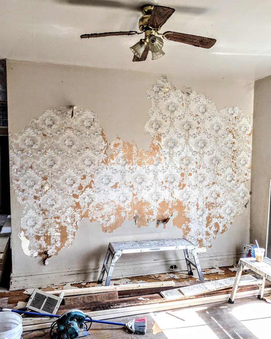 Historic home wallpaper restoration Chicago